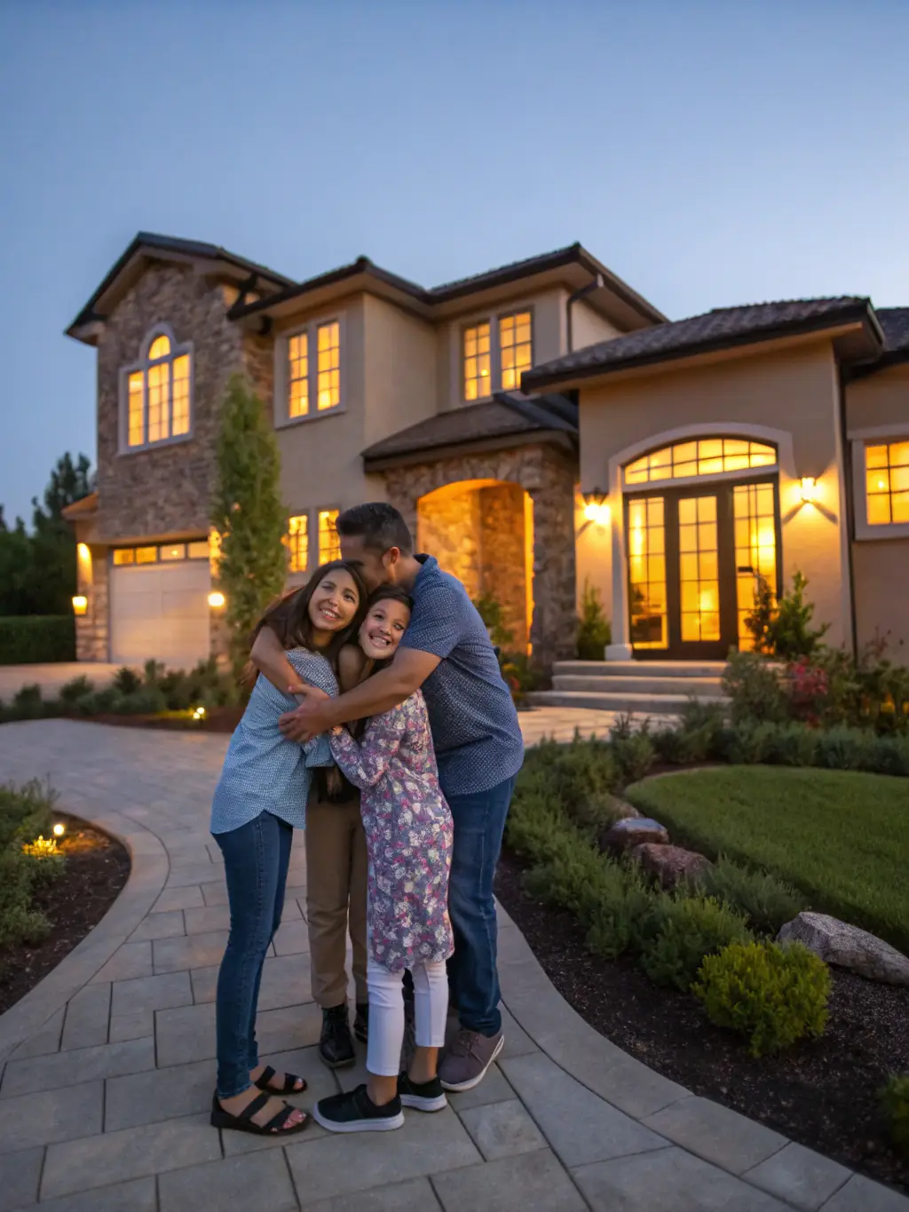 A senior couple smiling and holding keys to their new, smaller home, representing downsizing.